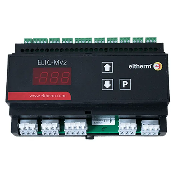 Isıtıcı Kablo Termostat Kontrol Ünitesi Çoklu İzleme ELTC-MV2