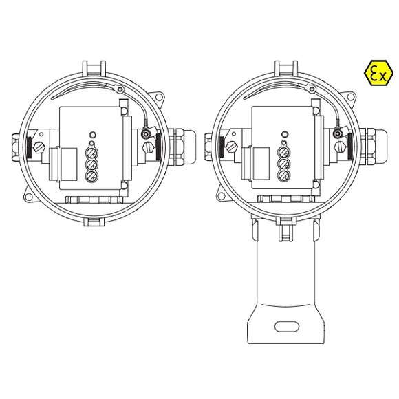 Isıtıcı Kablo Ex proof Termostat Ex-TC-Lt
