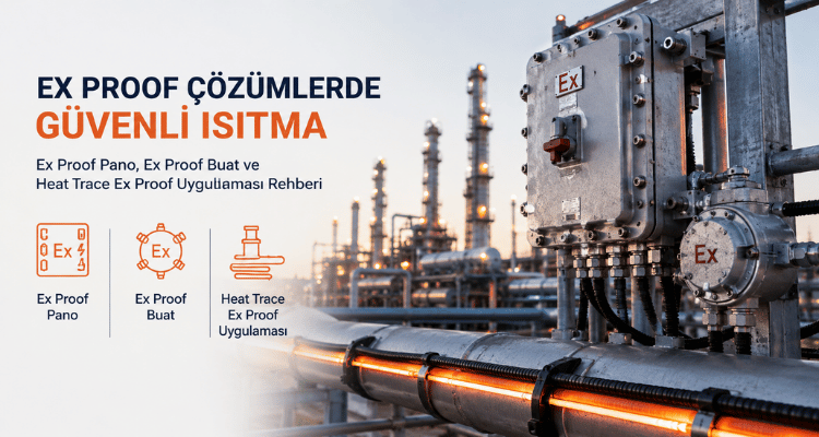 Isıtıcı KabloEndüstriyel Tesislerde Ex Proof Pano, Buat ve Heat Trace Otomasyonu ile Maliyet Optimizasyonu
